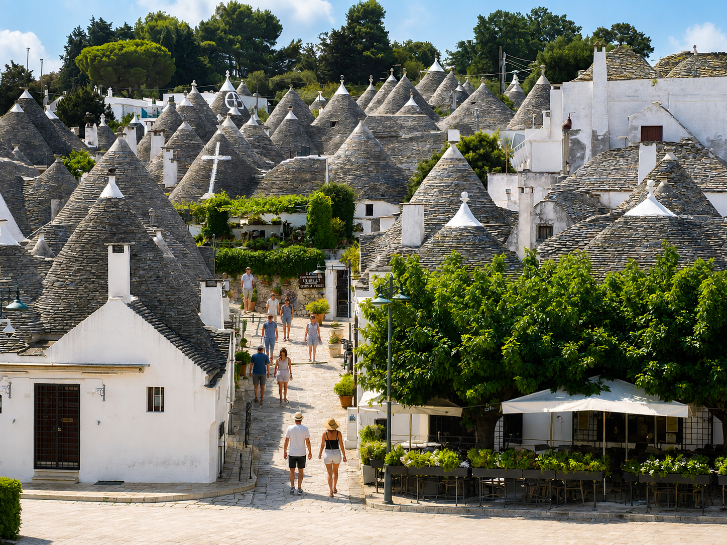 Tweede foto van trulli in Alberobello