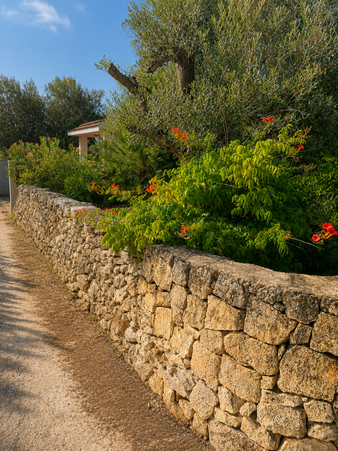 Vakantiehuis en tuin in Puglia