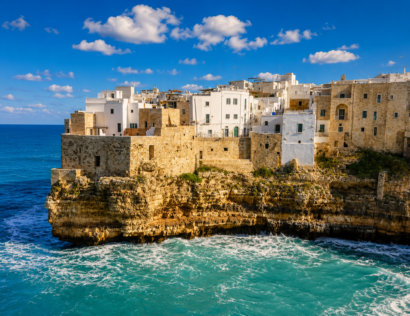 Polignano a Mare aan de Adriatische kust