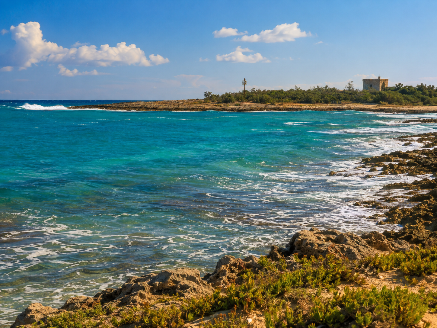 Tweede foto van strand en natuurreservaat Torre Guaceto