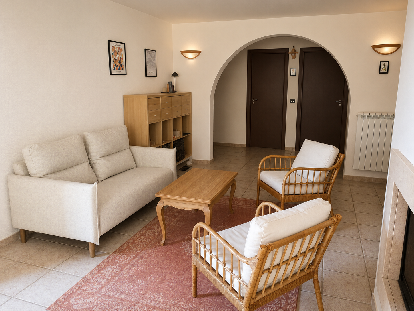 Interieur van het vakantiehuis